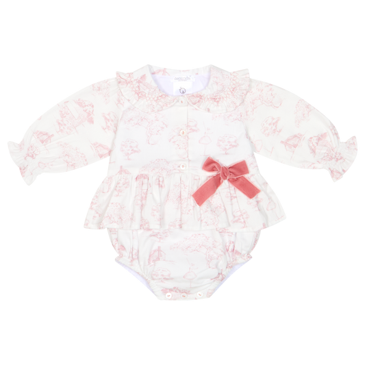 Deolinda Willow Print Romper 126501