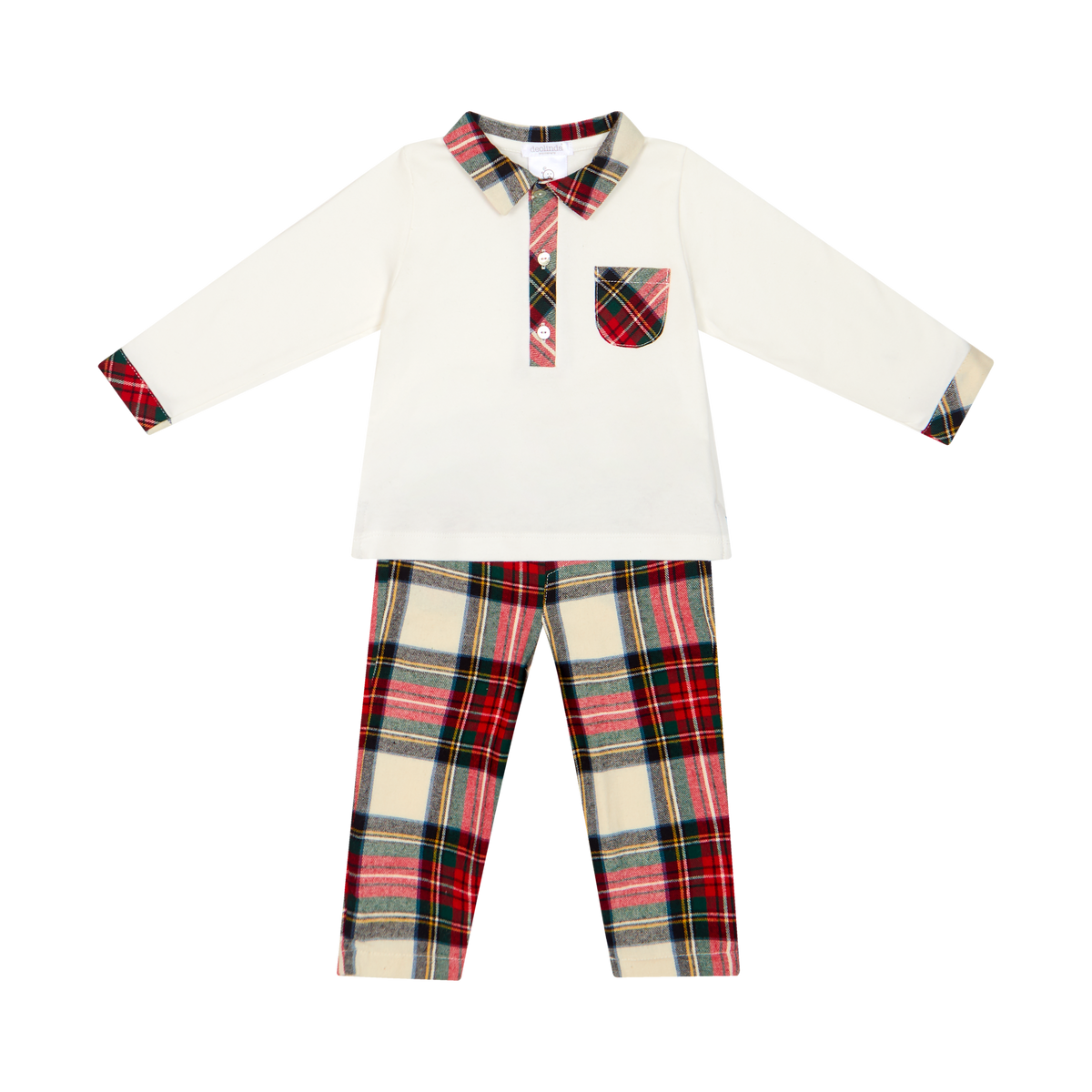 Deolinda Tartan Trouser 2 Piece 126642