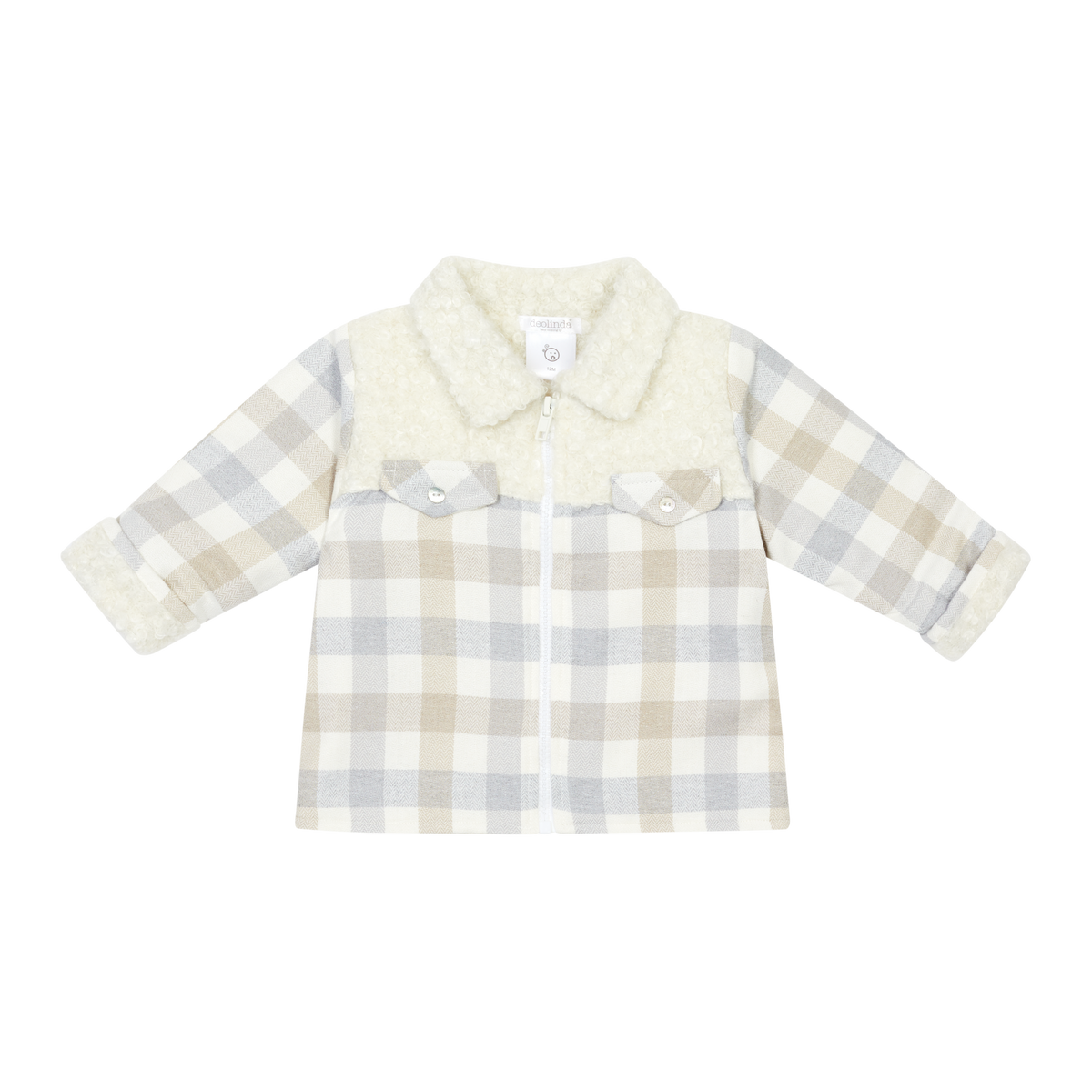 126806 Deolinda Checked Lumberjack Style Jacket