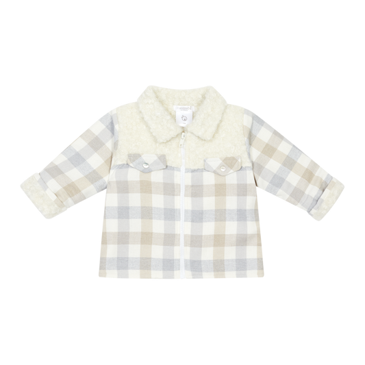 126806 Deolinda Checked Lumberjack Style Jacket