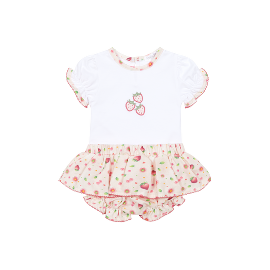26604 Deolinda Strawberry Bloomer Set