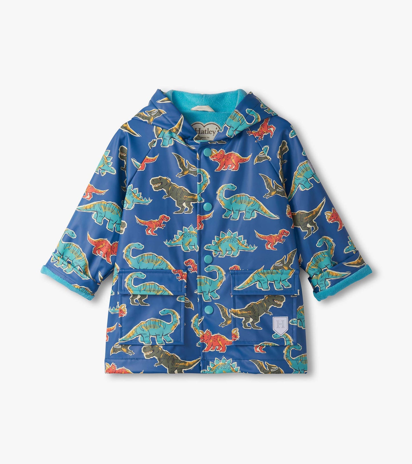 DRT1317 Hatley Dino Snap Rainjacket