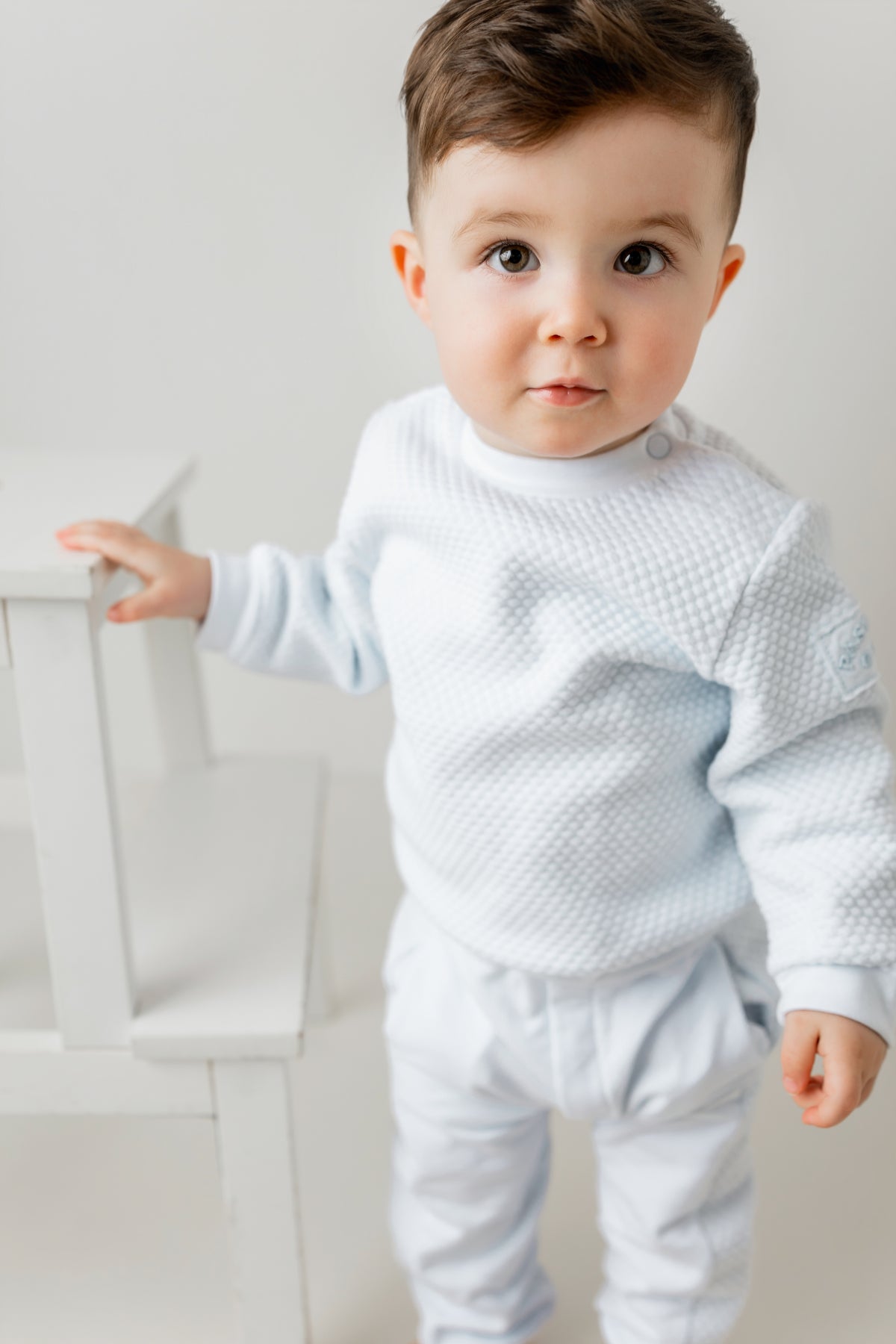 Pastels & Co. - Orkney 2 Piece Textured Jogging Set 1004C | Designer Outfit