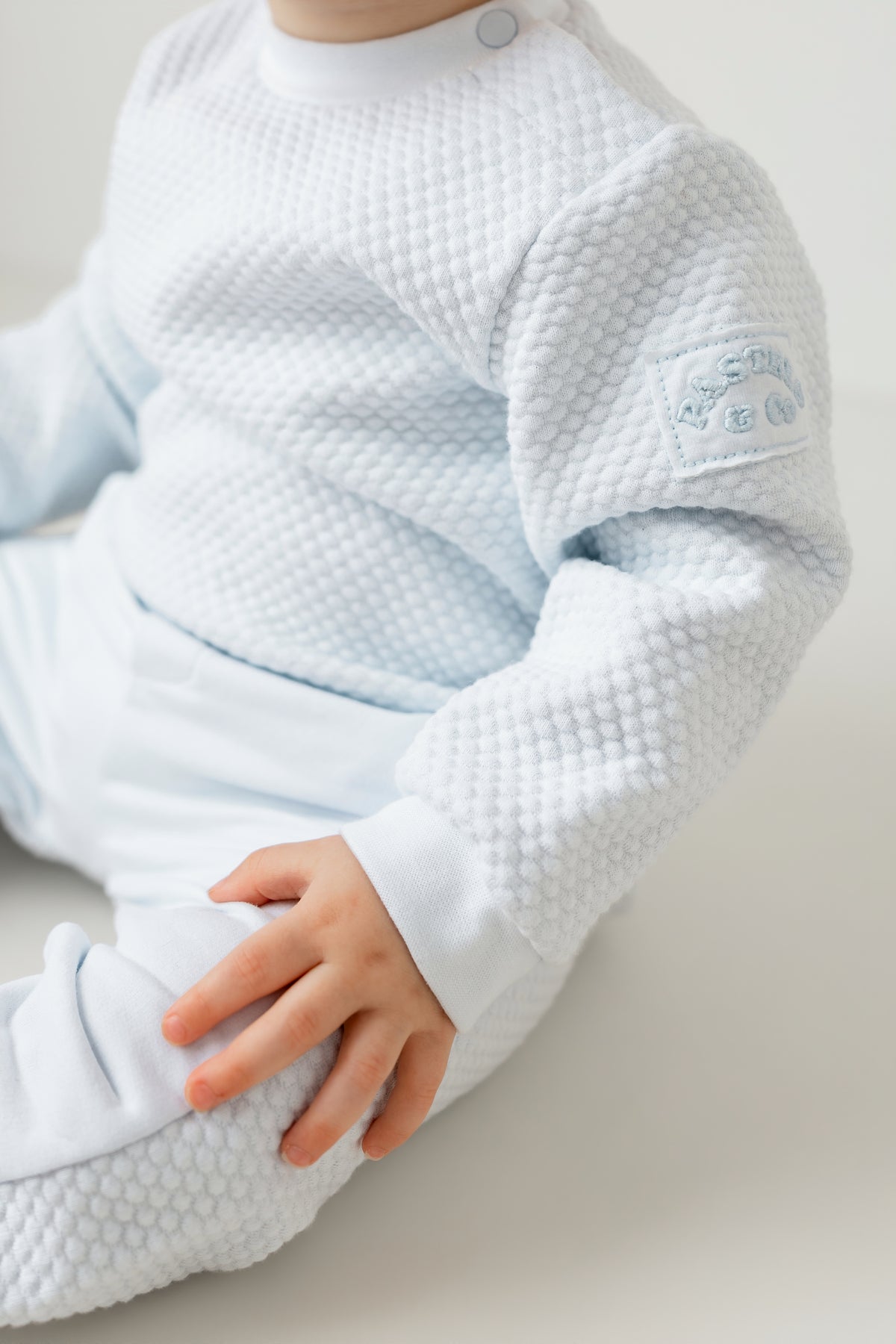 Pastels & Co. - Orkney 2 Piece Textured Jogging Set 1004C | Designer Outfit