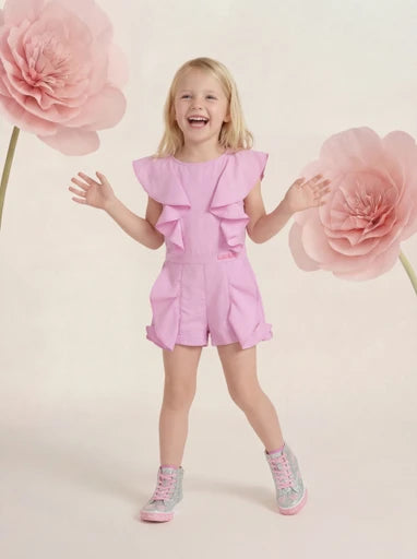 LK0014 Lelli Kelly Ruffle Playsuit - Audrey