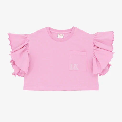 LK002 Lelli Kelly Cropped Pocket T-Shirt - Amy