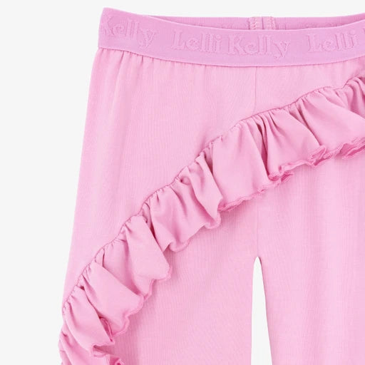 LK004 Lelli Kelly Asymmetric Ruffle Legging - Alberta