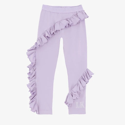 LK004 Lelli Kelly Asymmetric Ruffle Legging - Alberta