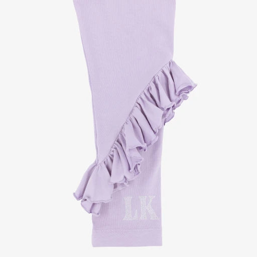 LK004 Lelli Kelly Asymmetric Ruffle Legging - Alberta