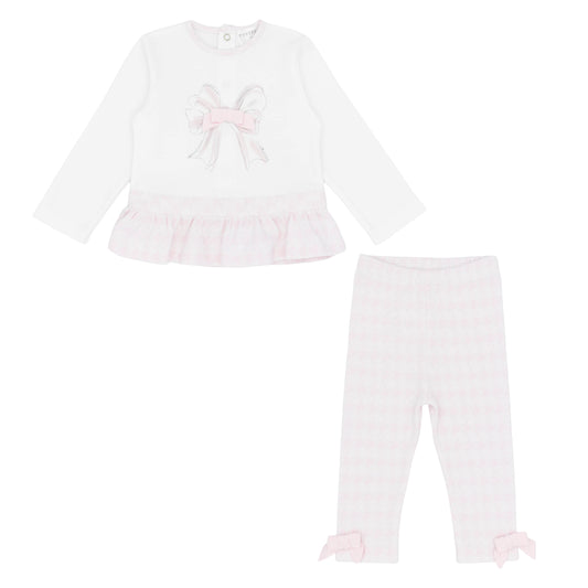 Pastels & Co. Miranda Dog Tooth Check Legging Set 2002U