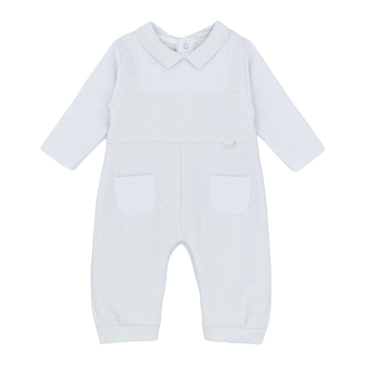 Pastels & Co Baby Boy Mock Dungaree – Ralph (Blue) 3001D