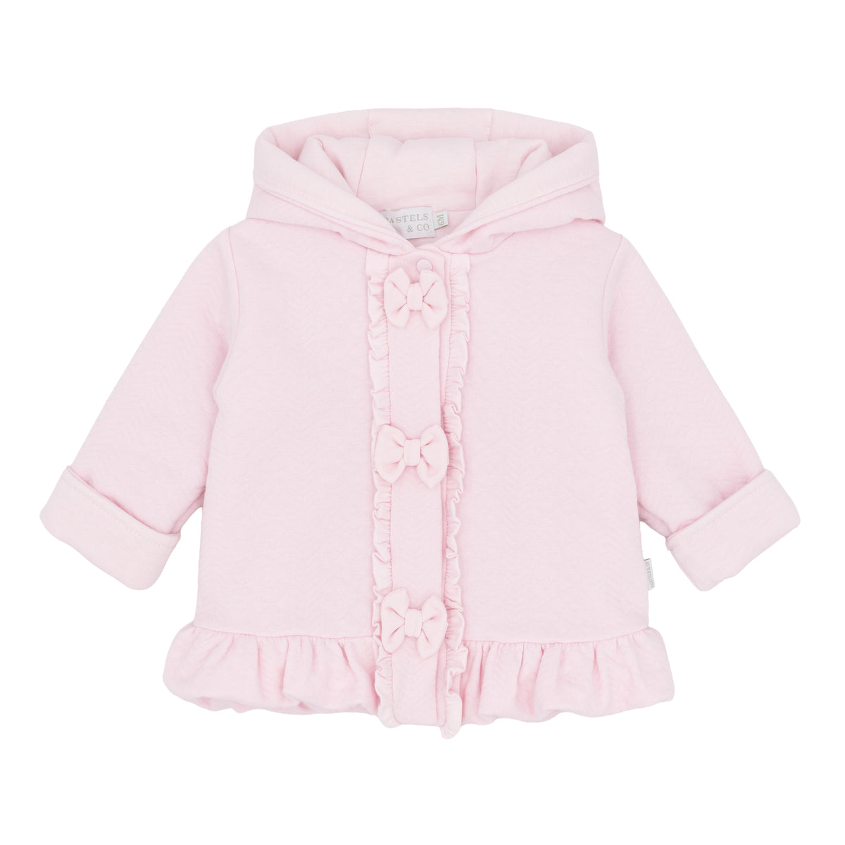 3002G Pastels & Co Frilled Bow Jacket – Charlotte