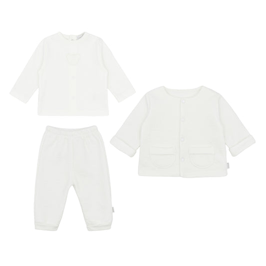 3003L Pastels & Co. 3 Piece Jacket set - Teddy