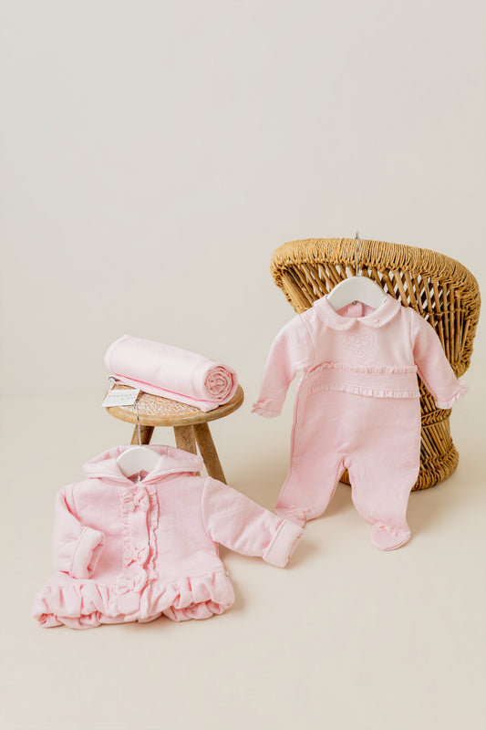 3002G Pastels & Co Frilled Bow Jacket – Charlotte