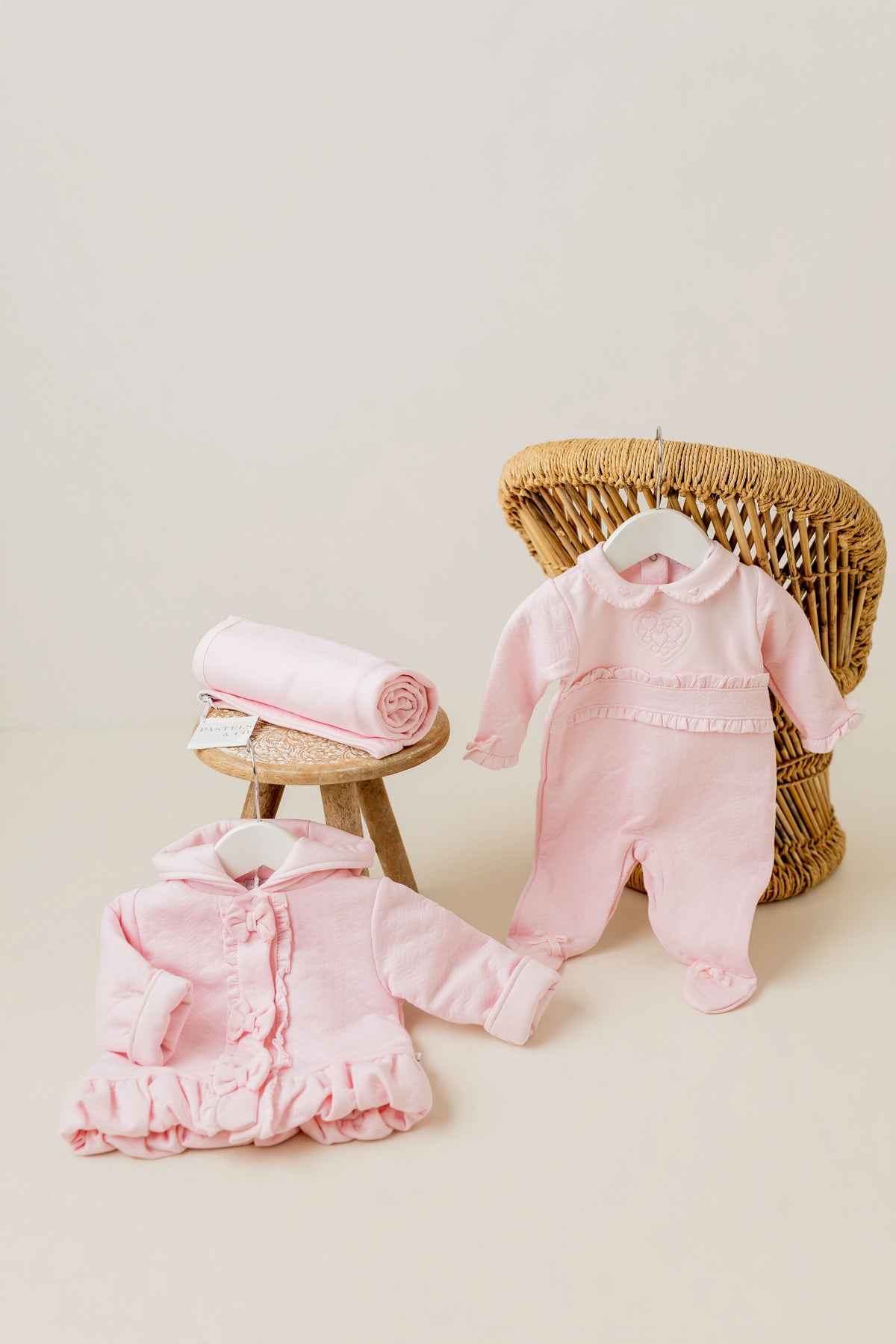 Baby Girl Pink All in One – Pastels & Co Olivia (3002A)