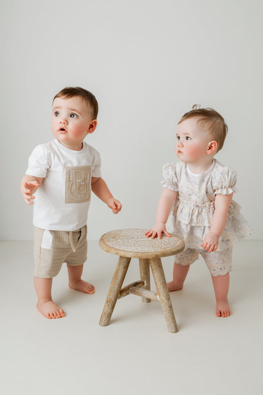 800D Pastels T-Shirt & Shorts Set - Adderley