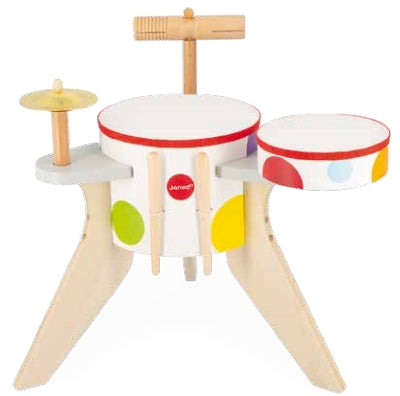 J07614 Janod Confetti Drum Kit