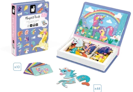 J052584  Janod Magnetic Unicorn Book