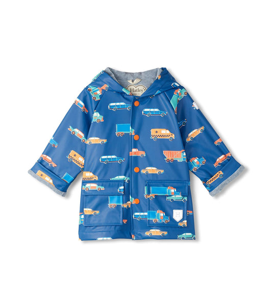 CT1317 Hatley Cars Rain Jacket-littlevips-littlevips