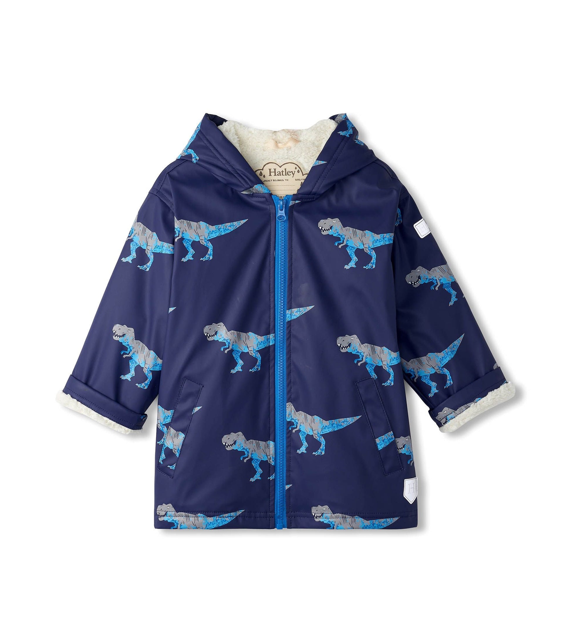 RK818 Hatley T-Rex Attack Rainjacket-littlevips-littlevips