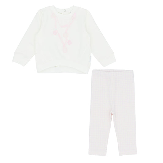 PA311E Pastels - Connie Sweatshirt and Gingham Leggings